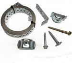 Silver Stainless Steel Strapping Band for Wood Construction Floor Joists and