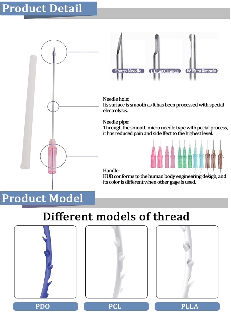 Vigor koreabulk pdo threads tension threads cog molding tension threads face lifting cog pdo 6d 18g 100mm minerva