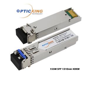 China Opticking 1310nm 40km 155Mbps SFP Optical Transceiver Module wholesale