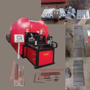 China 80 Tons Steel Channel Bar Wide Flange Beam Stamping Parts Cutting Off Machines wholesale