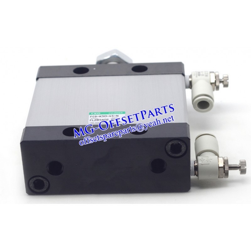 7645103202,764-510-3202,KOMORI LS-40 MACHINE ORIGINAL AIR CYLINDER,CKD FCD-K50-45-N FL285602,KOMORI ORIGINAL PARTS