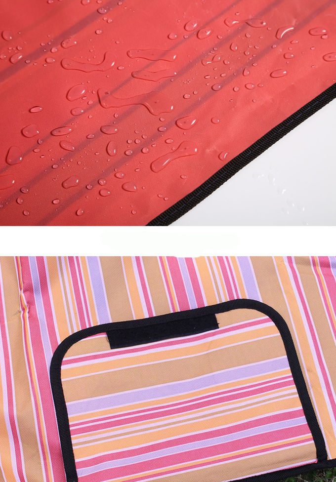 Promotional Outdoor Waterproof Picnic Mat 6*8cm Oxford Cloth Logo Customized