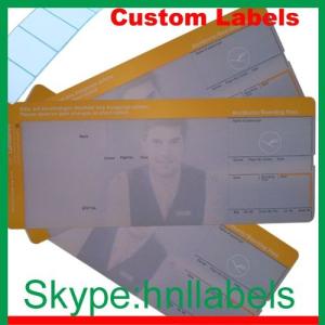 China Airlines Boarding Tickets Thermal Boarding Passes wholesale