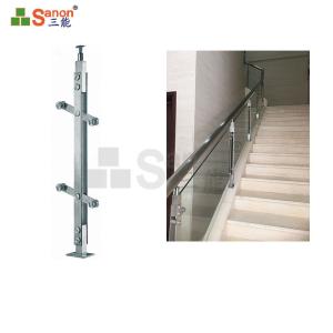 China ASTM DIN EN Stainless Balustrade Posts Corrosion Resistance For Outdoor Steps wholesale