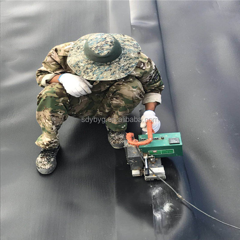 Waterproof HDPE Geomembrane Liners for Fish Pond Projects Long Service Life Guaranteed