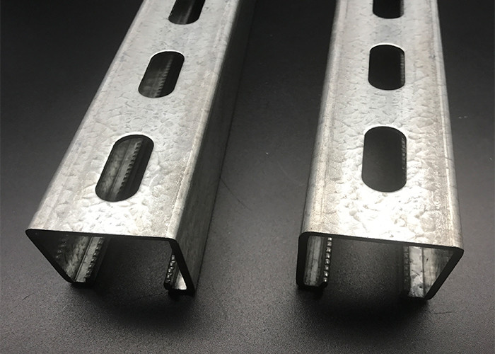 Custom Length 3m 6m Zinc Plated Perforated Unistrut Channel