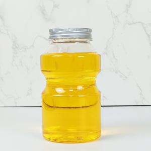 China Juice Clear 500ml Screw Cap Jars Ring Bucket Food Grade Plastic Bottles wholesale