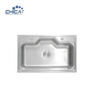 China Topmount Kitchen Sink Stainless Steel Press Kitchen Sinks Single Bowl Kitchen Sink wholesale
