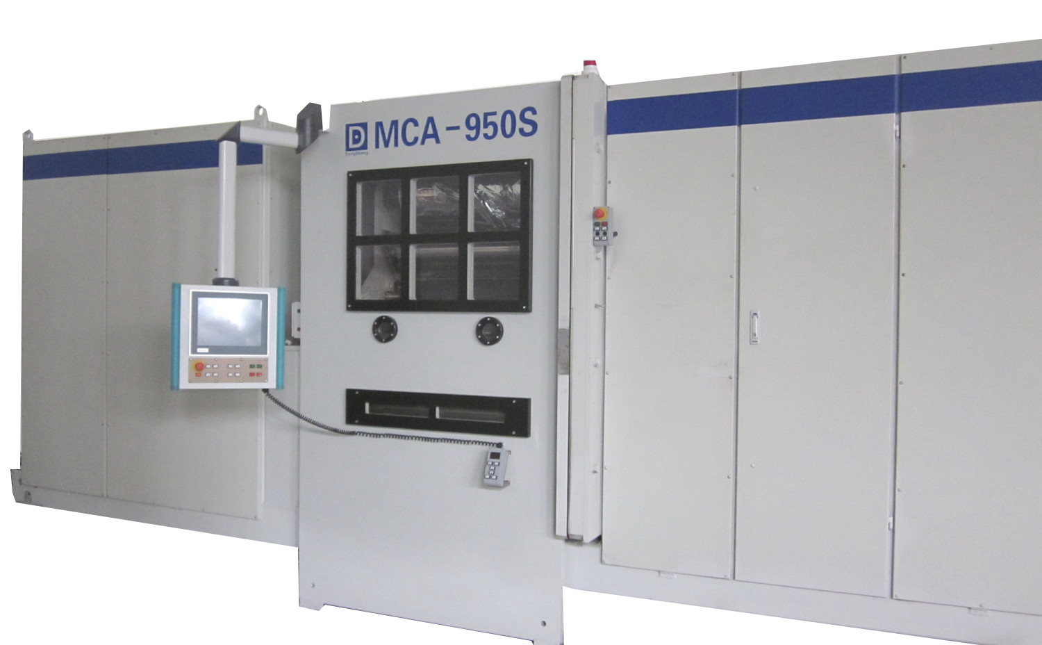 Electric Driven Znic 1200mm Vacuum Metallizing Machine , Film Coating Machine