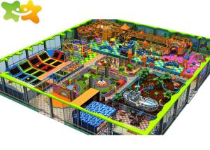China Professional Soft Indoor Commercial Playground Equipment / Jump Trampoline Park wholesale