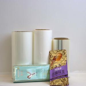 China 10-40mic Transparent BOPP Printing Film Clear Plastic Film Roll For Packaging wholesale