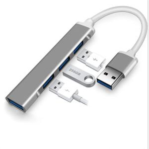 China 20cm 3.0 USB HUBs 4 Port USB C OTG Splitter Adapter 5Gbps wholesale