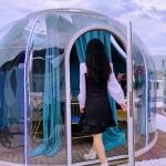 Aluminium Frame Outdoor Bubble Tents UV Resistance Bubble Camping Tent