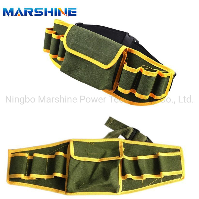 Multi-Color Electricians Tool Belt Repair Pouch Pocket Tool Waist Bag Multifunctional Waterproof Carpenter Oxford Cloth Tool Bag