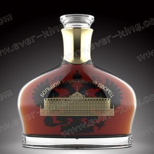 China OEM 750 ML Super Flint Brandy Glass Bottle wholesale