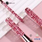 5 Pieces Beauty Makeup Brush Aluminium Ferrule Cosmetic Brushes Transprent
