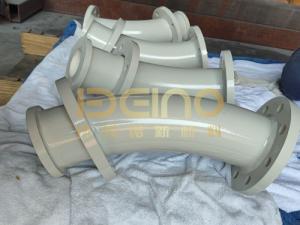 China Large Diameter Wear Resistant Ceramic Pipe Patch Ceramic Composite Pipe wholesale