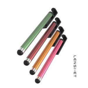 China Plastic Colorful Stylus Touch Screen Pen Pink Yellow Green Brown wholesale