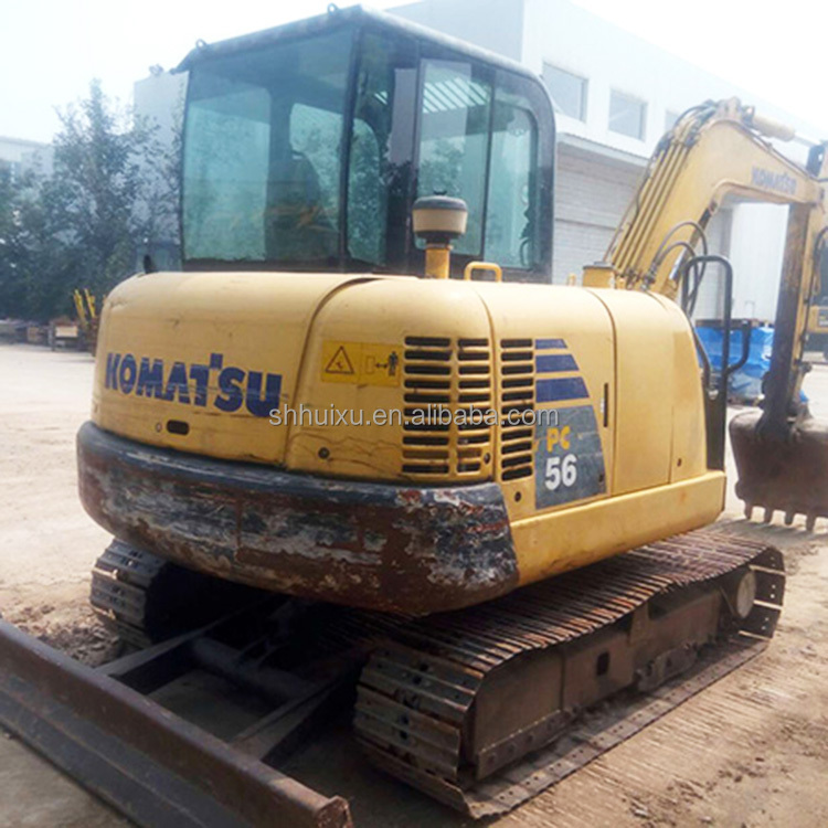 komatsu mini crawler excavator PC56 Used digger KOMATSU PC56 Komatsu Excavator