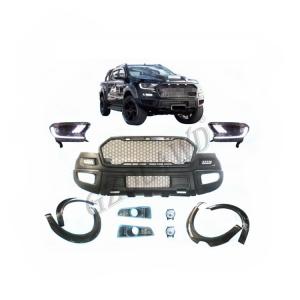 China Front Bumper Kits For Ford Ranger T7 2015 Raptor Style Body Kits Facelift Kits wholesale