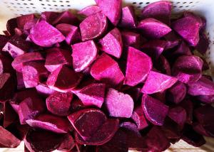 China No Rotten IQF Frozen Steamed Sweet Purple Potatoes wholesale
