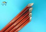 UL E333178 Approval Flexible Braided Fiberglass Sleeve / Silicone Rubber
