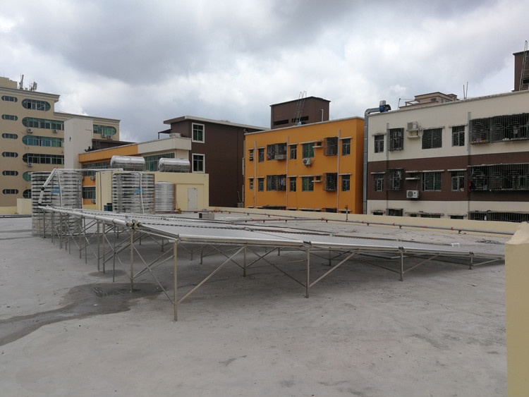 Durable Solar Water Heater Evacuated Tube Collector Stainless Steel Material