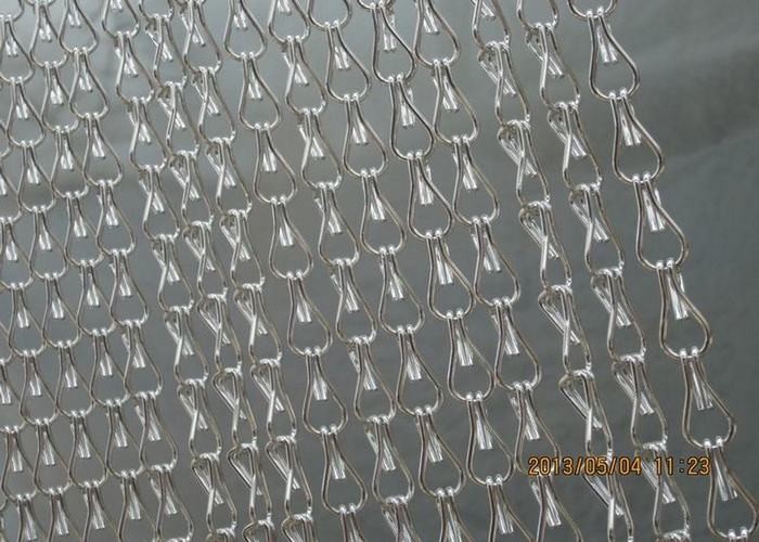 Space Divider Decorative 1.5-2.0mm Chain Link Fly Screen