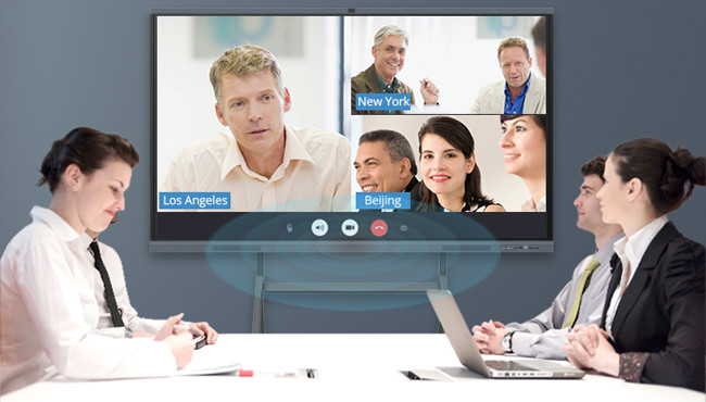 FCC 100" Interactive Meeting Room Screens Windows 7 Windows 10 OS