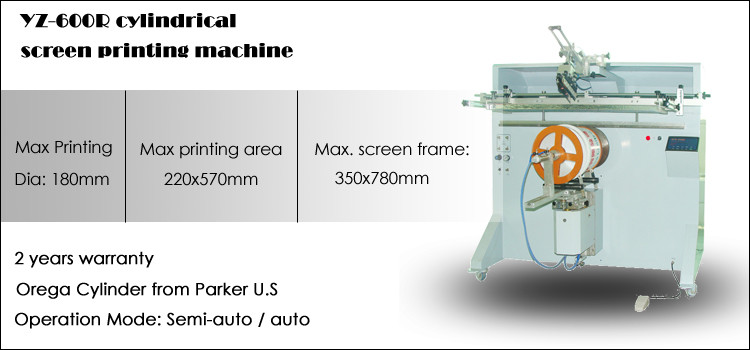 automatic pneumatic round drum screen printing machine for sale