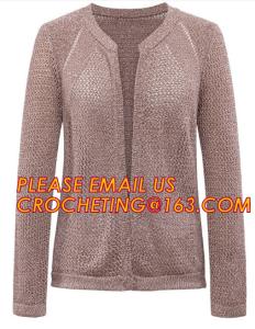 China Hot Sale Professional Sweater Cardigan Women, V-Neck Two-Pocket Cashmere Cardigan Sweater for women wholesale