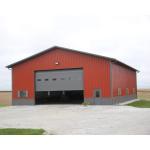 Industrial Design Style Wide Span Prefabricated Steel Frame Warehouse House