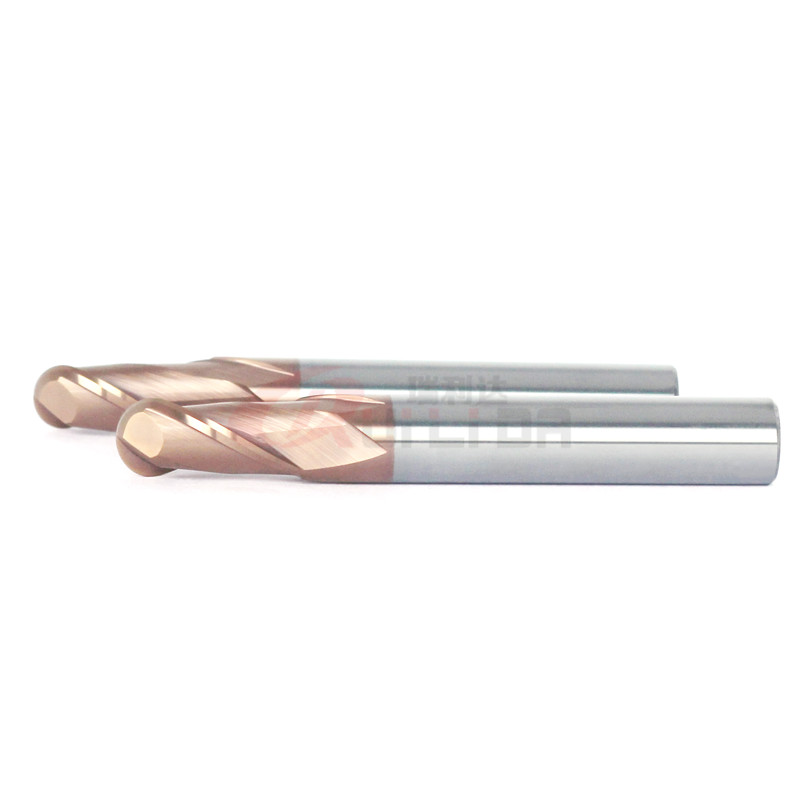 8mm Metric Ball Nose End Mills 5/16" .030" .031" Ball End Mill For Cutting Steel Aluminum