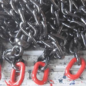 China 16mm-136mm Black Paint Mooring Chain wholesale