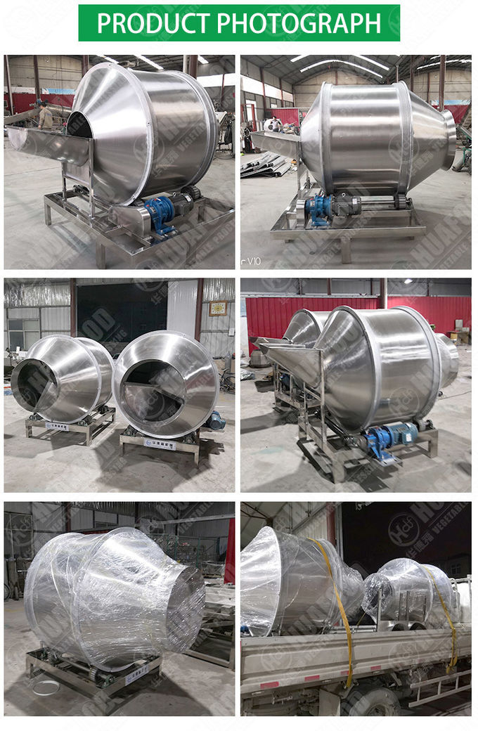 SS304 3000l 0.75kw Snack Food Processing Machinery