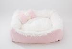 Cute Design Fleece Bows Pet Pads Cushion Warm Dog Beds