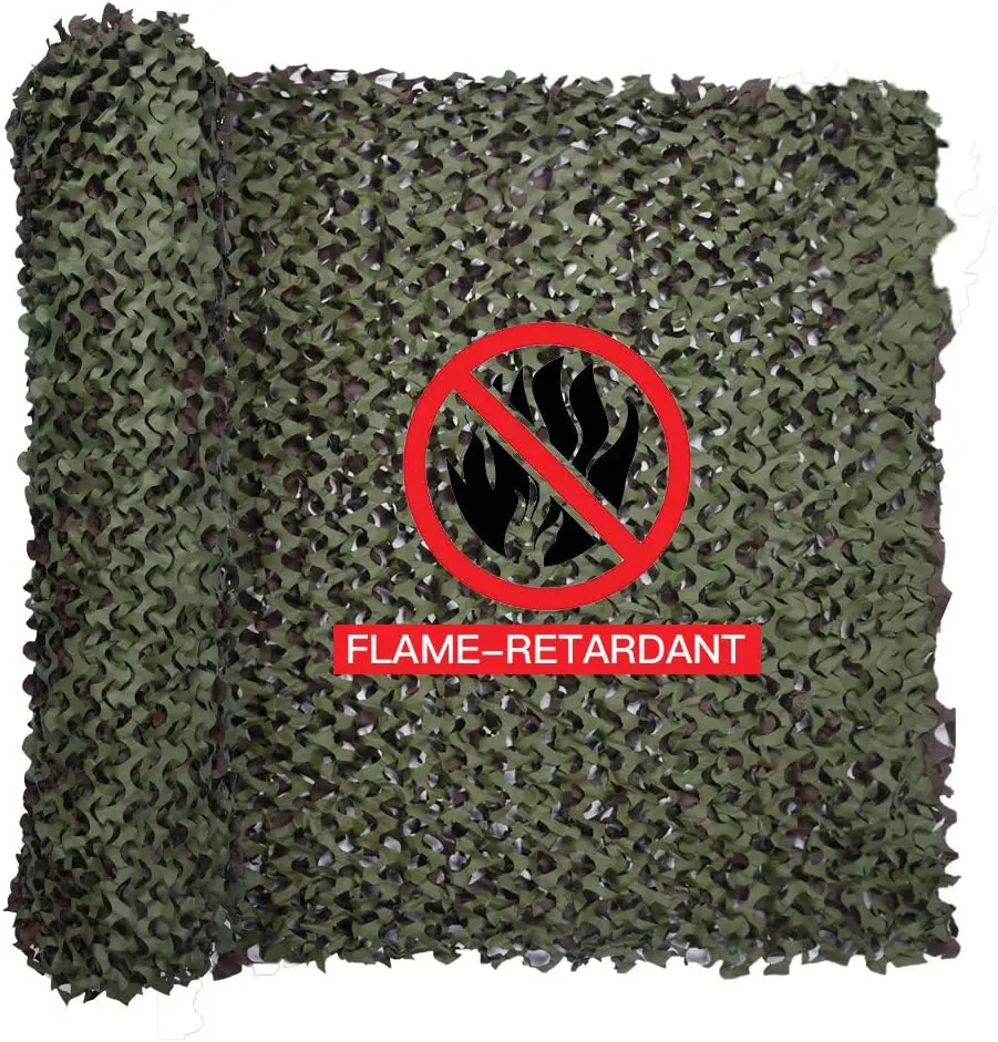 Customized Anti-tear Three-layer Pseudo-large Size Sunscreen Decorative mesh Camo Net White Military Camouflage Net