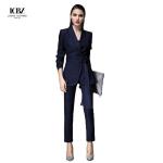 Classic Womens Suits Set for Women Lady Business Suits NO Hooded Button