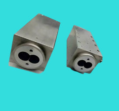 Berstoff Parallel Twin Screw Barrel Elements Bimetallic Pip Sheet Extruder