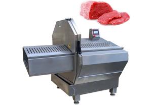 China 220pic/min Frozen Meat Cutting Machine Stainless Steel Steak Slicer wholesale