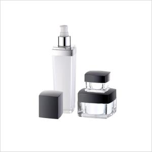 China Square Hair Gel Cosmetic Cream Jar Personal Care Face Eye Cream Jar wholesale