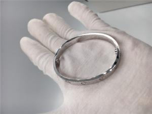China Girlfriend Luxury Diamond Jewelry Jewelry Love Bracelet 18k White Gold wholesale