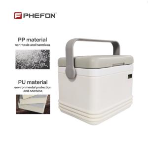 China 5Ltr Portable Medical Cooler Box White Cold Storage Box For Medicine wholesale