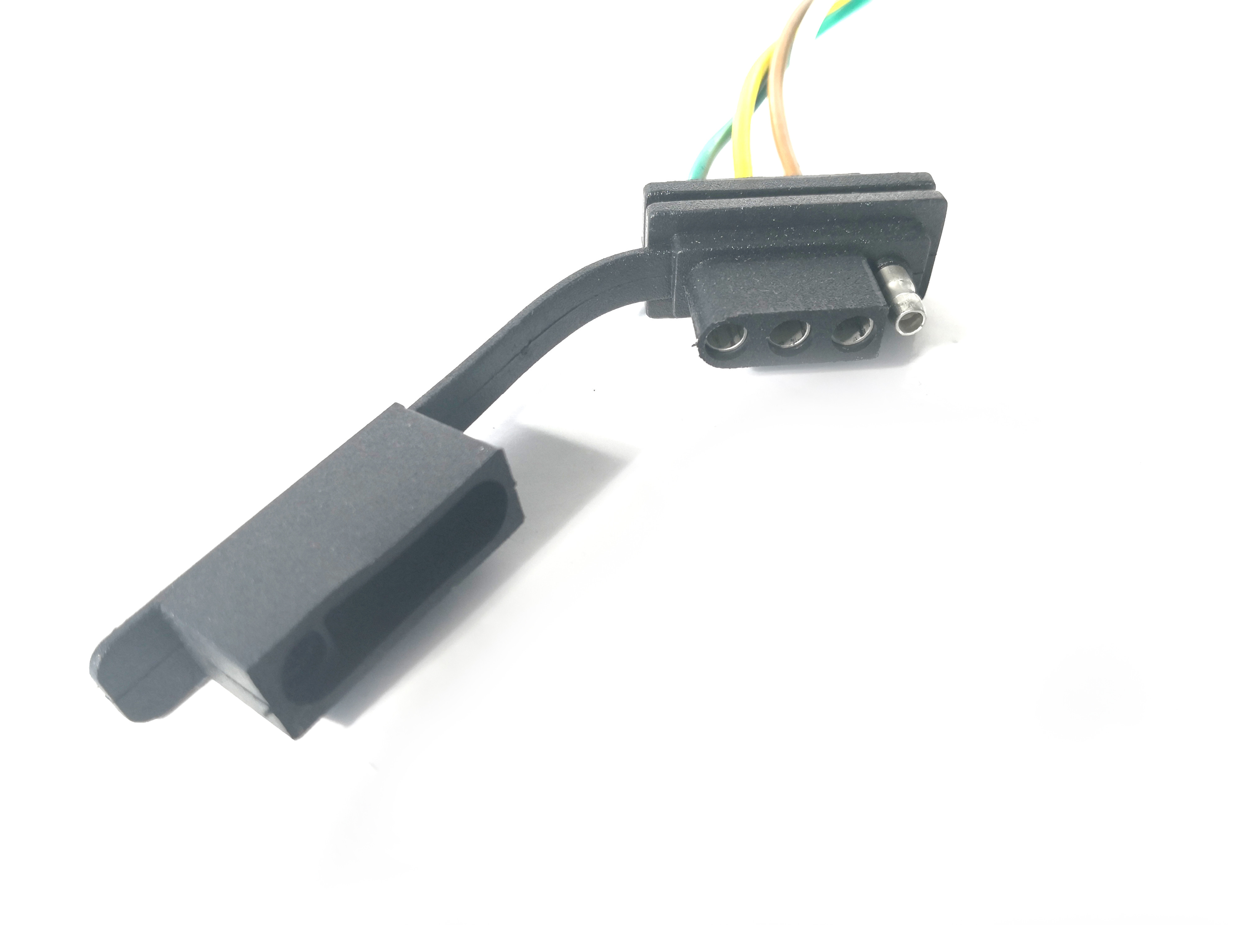 American 7 Pin Trailer Socket Wiring Shockproof Extension Spiral Type