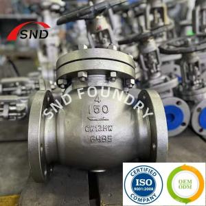 China ASME B16.34 Hastelloy Alloy Swing Check Valve CW12MW No Return Valve 150LB 4 Inch wholesale