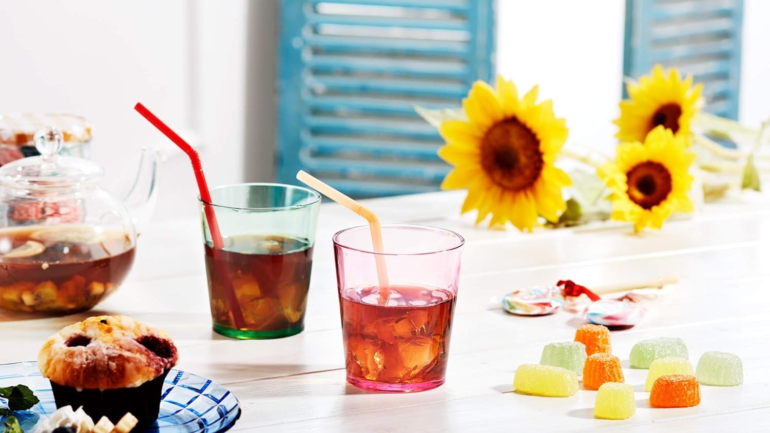 13oz Unbreakable Premium Drinking Glasses Set Of 6 Super Grade Acrylic Plastic