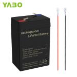 Marine Deep Cycle Lifepo4 Battery 6V 5Ah 2.5Ah 4Ah 4.5Ah 6Ah Solar Panel