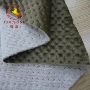 China 2018 new design ultrasonic quilted knitted velvet fabric wholesale
