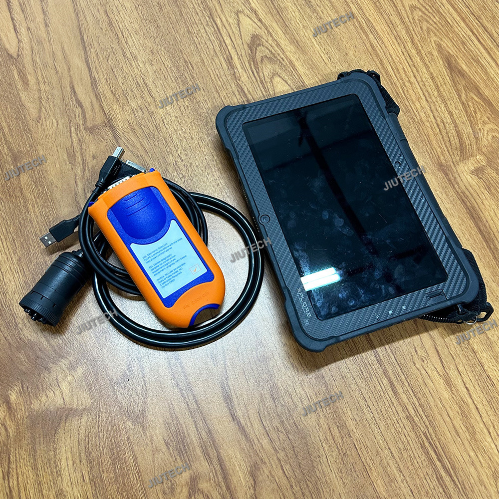 EDL V2 EDLSCAN Electronic Data Link Diagnostic Adapter Construction Agriculture Equipment Service ADVISOR+Xplore tablet