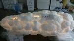 Cotton Leather Inflatable Advertising Event Structures Cloud Decoration 120 CM